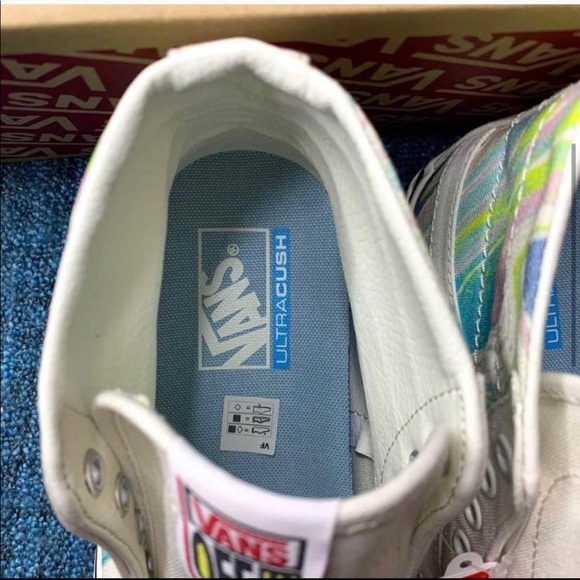 NEW Vans Sk8-Hi 138 Decon Sf Resin Swirl Sneakers size 9.5 women’s - Picture 7 of 8